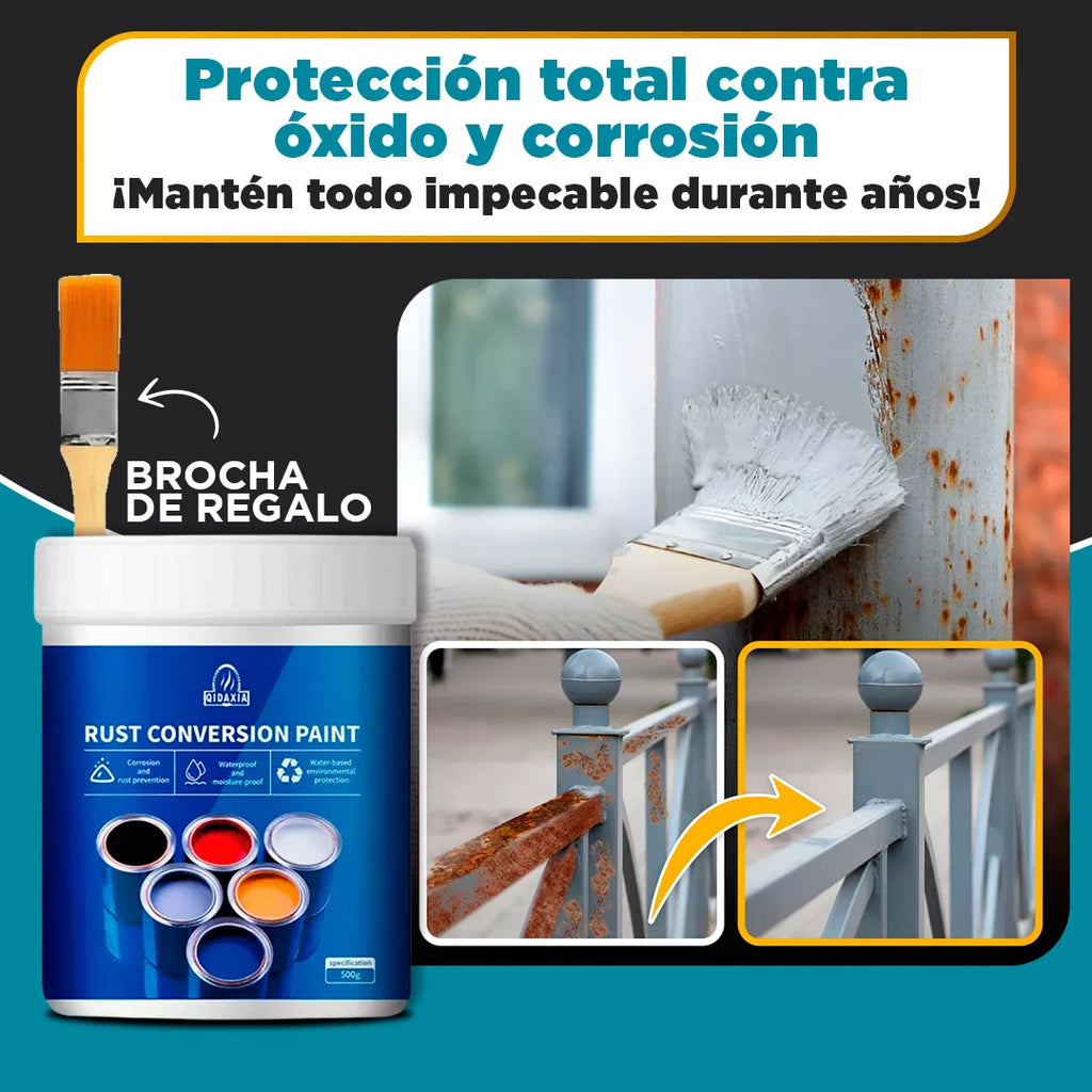 MetalGuard - Pintura Antióxido Profesional | Máxima Protección y Acabado Mate en 6 Colores