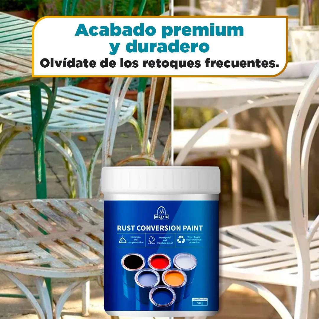 MetalGuard - Pintura Antióxido Profesional | Máxima Protección y Acabado Mate en 6 Colores