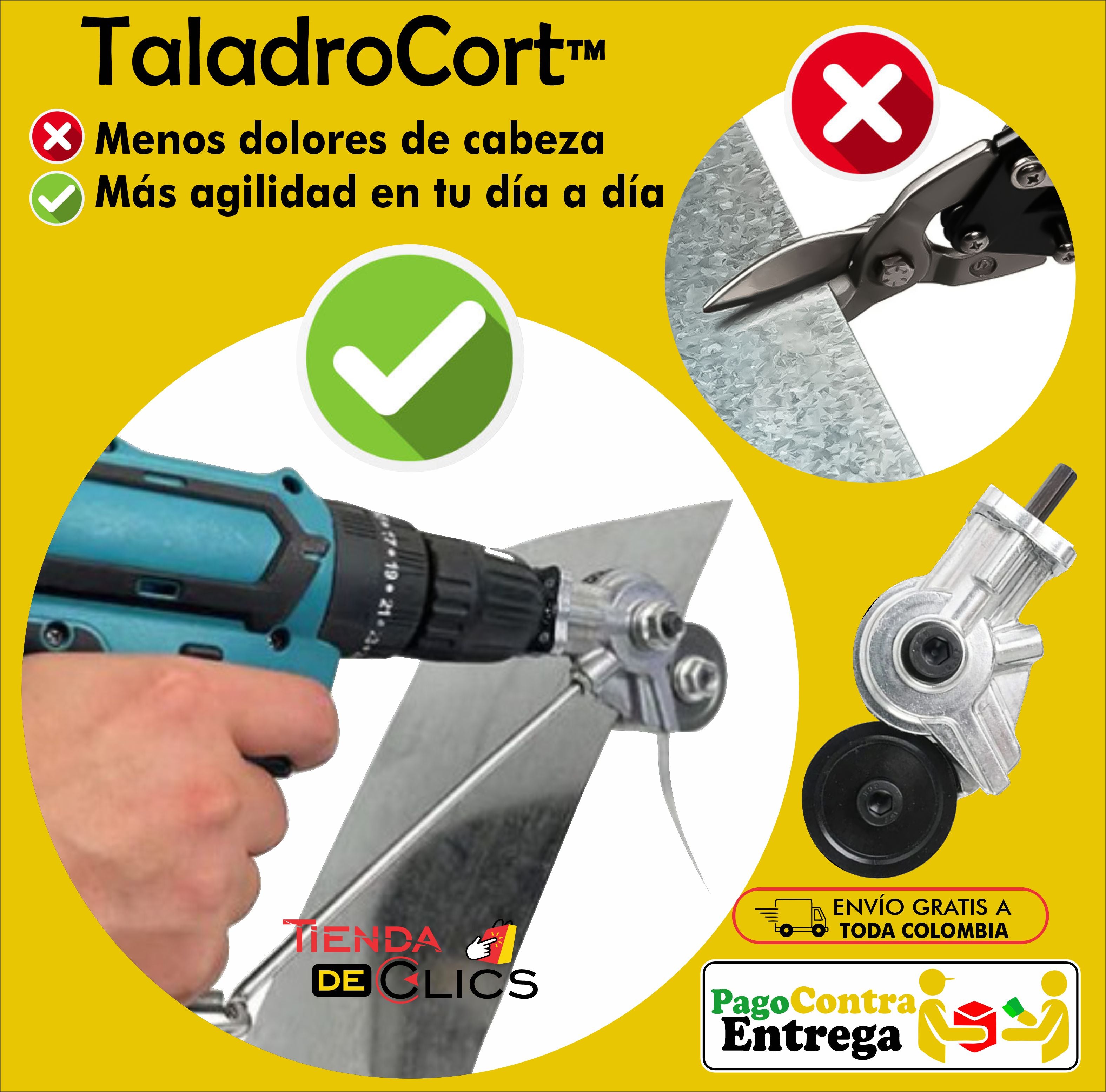 🛠️ TaladroCort™ – Convierta su taladro en una máquina de corte profesional