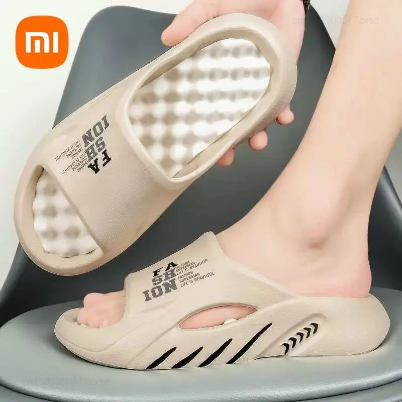 Xiaomi Summer Men Women Slippers Indoor Outdoor Sandals Beach Light EVA Soft Sole Anti-slip for Men Flip-flops Bathroom Sandals